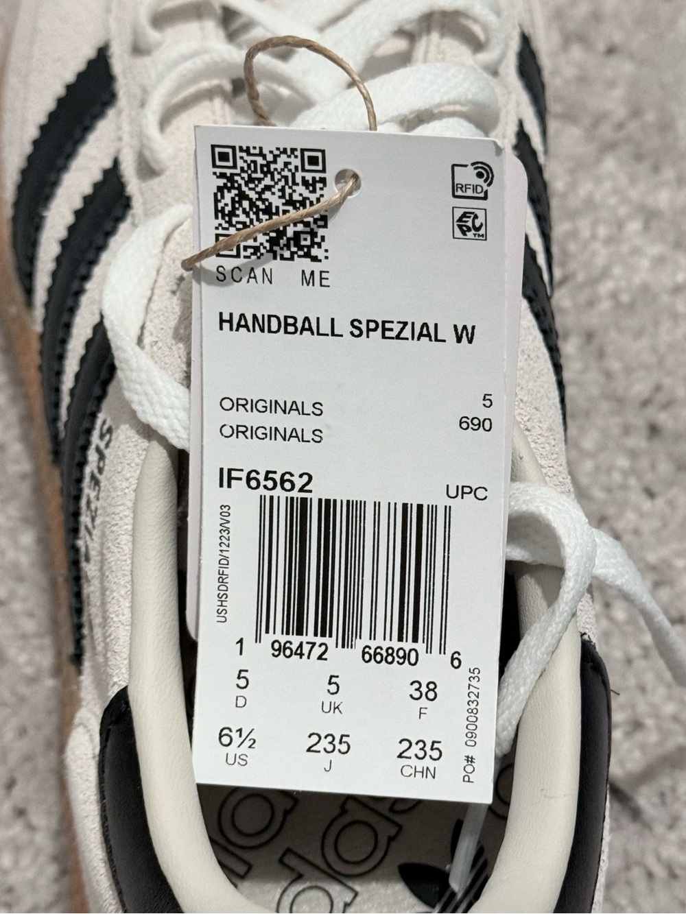 Adidas Handball Spezial W IF6562 Aluminum Black Gum Sneakers NWT Multiple Sizes - Picture 13 of 13